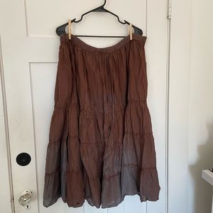 Gorgeous 1970's White Stag brown skirt